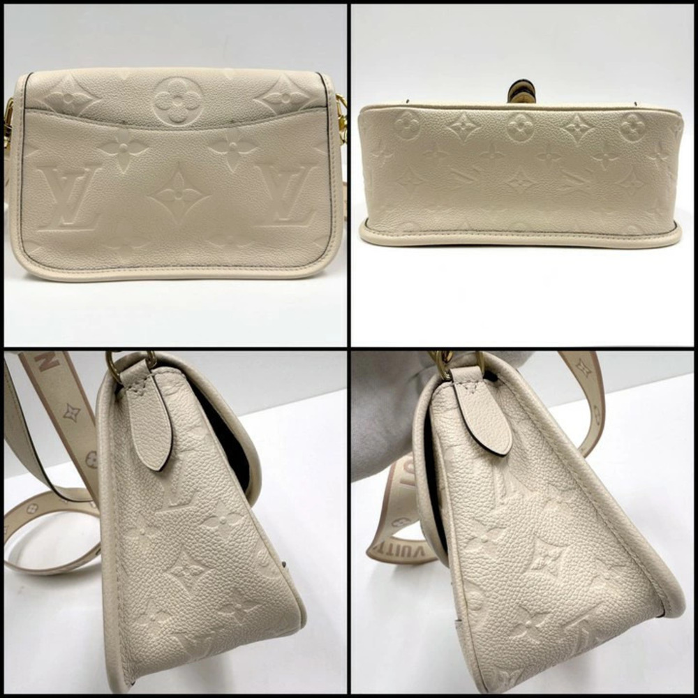 Louis Vuitton Diane Shoulder Bag Monogram Empreinte Cream - Picture 2 of 9